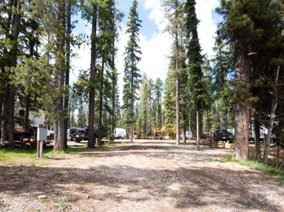 RV site at Pinnacle Trails Resort